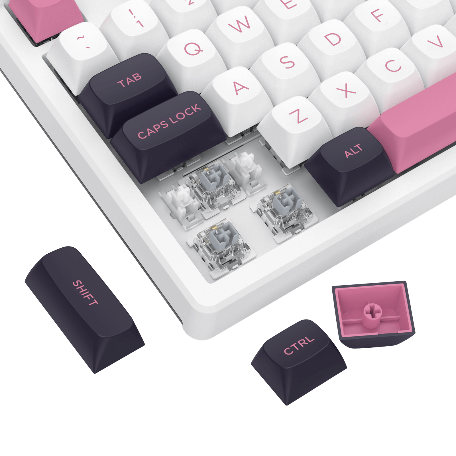 Redragon K729 80% Wired Gasket RGB Gaming Keyboard, 87 Keys TKL Mechanical Keyboard w/Dedicated Knob Control, Hot-Swap Socket, Mixed Color Keycaps & 5-Layer Noise Dampening, Custom Linear Switch