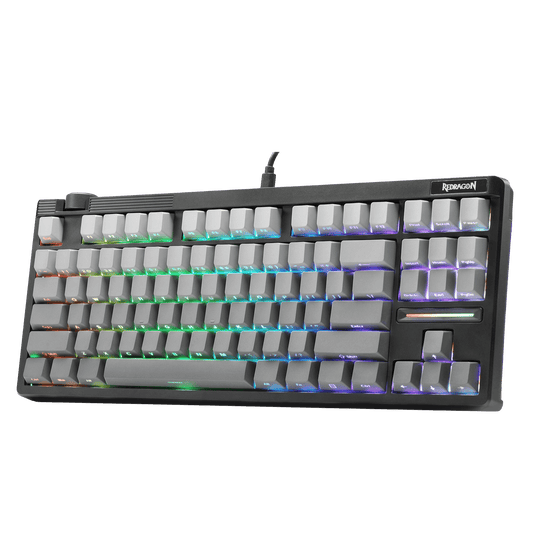 Redragon K729 HE Rapid Trigger Gaming Keyboard, 87 Keys 8K Wired Mechanical Keyboard w/Next-Gen UltraMag 100% POM Silky Magnetic Switch, Dual-Module Floating Patent Structure Design & Knob Control
