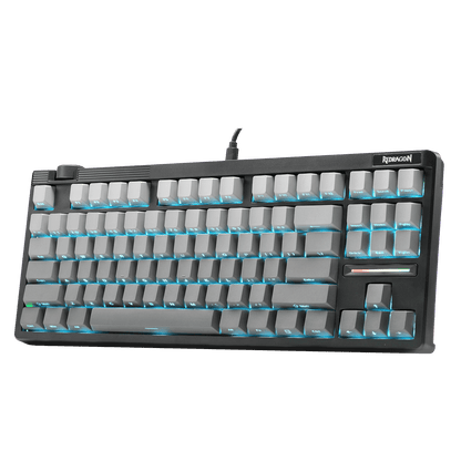 Redragon K729 HE Rapid Trigger Gaming Keyboard, 87 Keys 8K Wired Mechanical Keyboard w/Next-Gen UltraMag 100% POM Silky Magnetic Switch, Dual-Module Floating Patent Structure Design & Knob Control