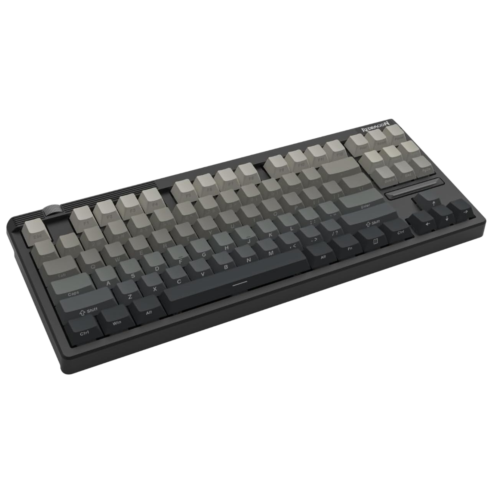 Redragon K729 HE Rapid Trigger Gaming Keyboard, 87 Keys 8K Wired Mechanical Keyboard w/Next-Gen UltraMag 100% POM Silky Magnetic Switch, Dual-Module Floating Patent Structure Design & Knob Control