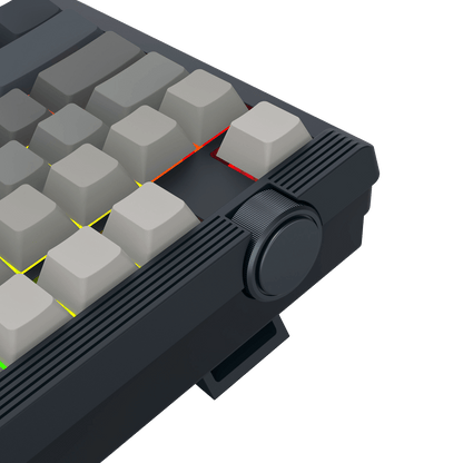 Redragon K729 PRO 80% Wireless Gasket RGB Gaming Keyboard, 3-Mode TKL Mechanical Keyboard w/Knob Control, Gradient PBT Keycaps, Hot-Swap South-Facing Socket & 5-Layer Dampener, Custom Silent Switch
