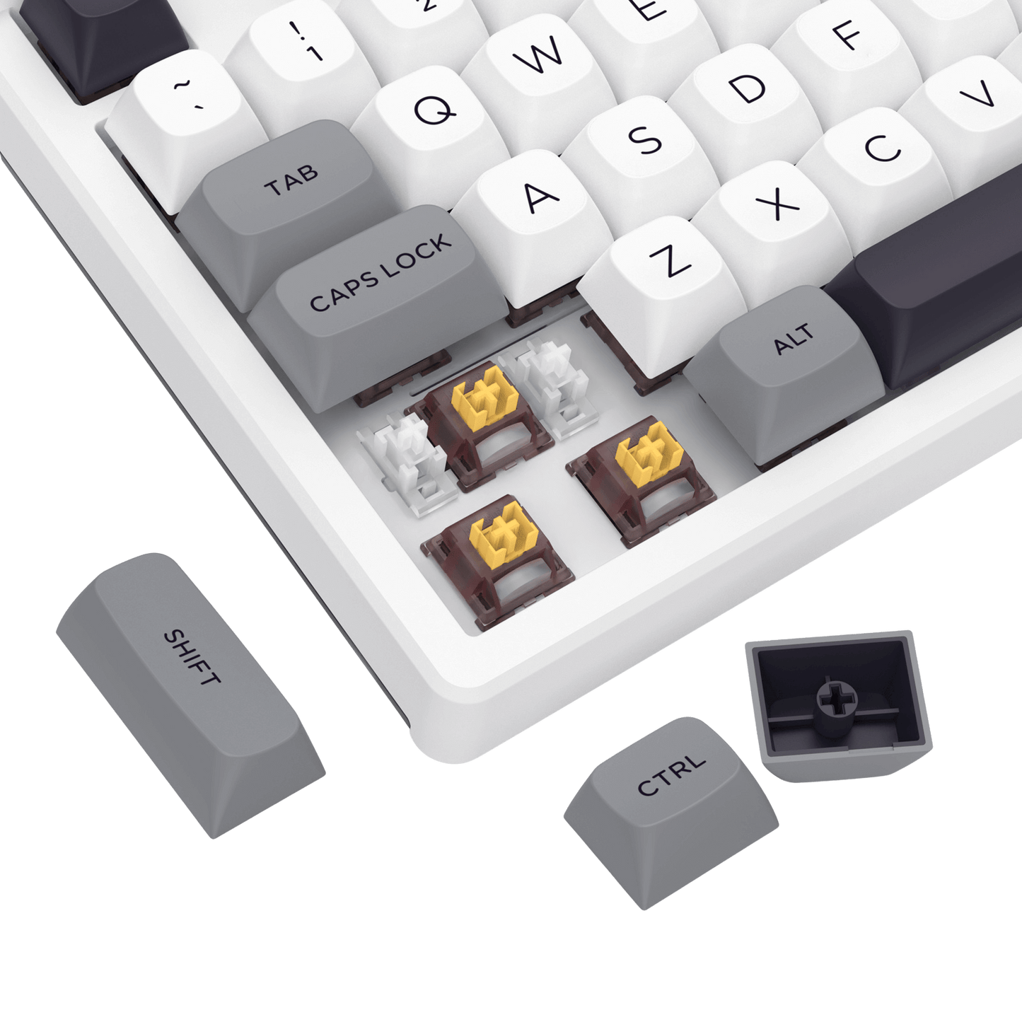 Redragon K729 PRO 80% Wireless Gasket RGB Gaming Keyboard, 3-Mode TKL Mechanical Keyboard w/Knob Control, Mix-Color PBT Keycaps, Hot-Swap South-Facing Socket & 5-Layer Dampener, Custom Silent Switch