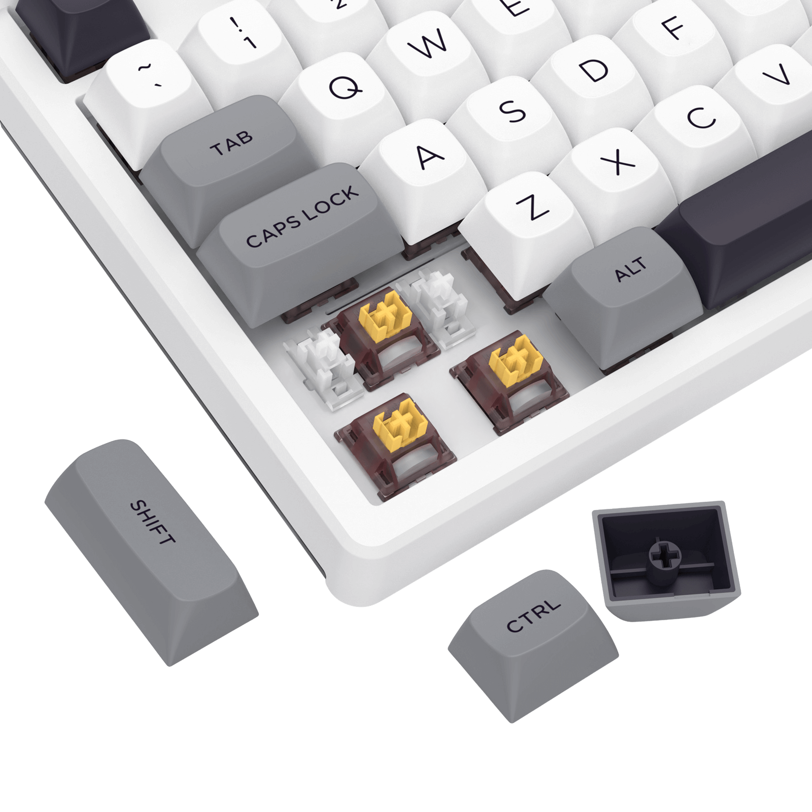 Redragon K729 PRO 80% Wireless Gasket RGB Gaming Keyboard, 3-Mode TKL Mechanical Keyboard w/Knob Control, Mix-Color PBT Keycaps, Hot-Swap South-Facing Socket & 5-Layer Dampener, Custom Silent Switch