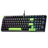 Redragon K740 98 Keys Wired RGB Gaming Keyboard, 95% PBT Mechanical Keyboard w/Solid Aluminum Base, Dedicated Knob Control & Hot-Swap Socket, Custom Linear Switch