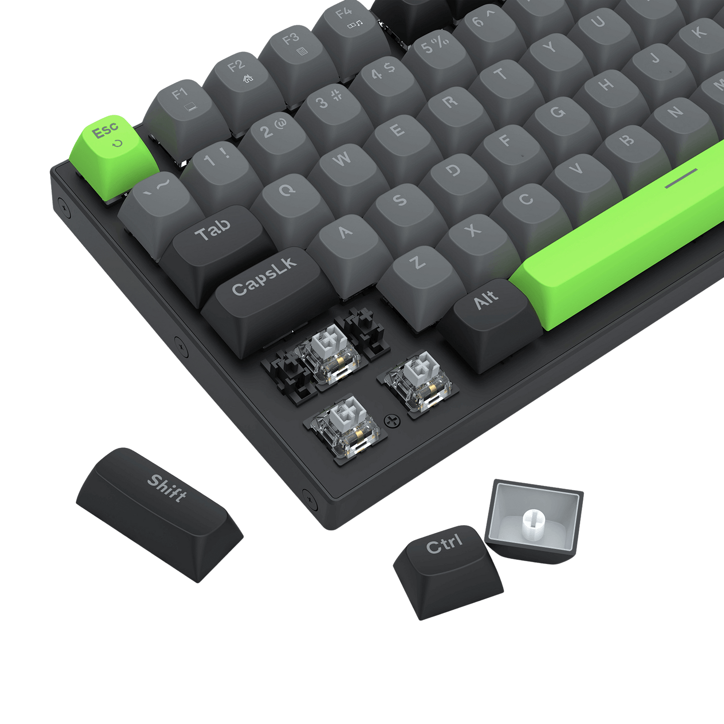 Redragon K740 98 Keys Wired RGB Gaming Keyboard, 95% PBT Mechanical Keyboard w/Solid Aluminum Base, Dedicated Knob Control & Hot-Swap Socket, Custom Linear Switch