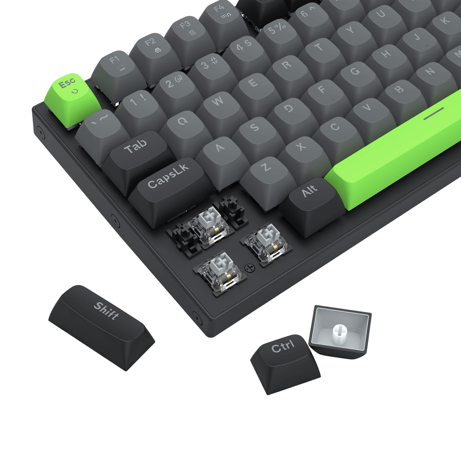 Redragon K740 98 Keys Wired RGB Gaming Keyboard, 95% PBT Mechanical Keyboard w/Solid Aluminum Base, Dedicated Knob Control & Hot-Swap Socket, Custom Linear Switch