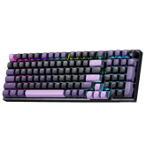 Redragon K740 PRO 98 Keys Wireless RGB Gaming Keyboard, 3-Mode PBT Mechanical Keyboard w/Solid Aluminum Base, Dedicated Knob Control & Hot-Swap Socket, Custom Linear Switch