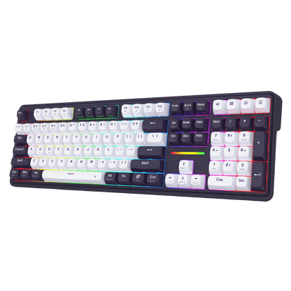 Redragon K745 PRO Wireless Gasket RGB Gaming Keyboard, 108 Keys Mechanical Keyboard w/Extra 4 Hotkeys, Hot-Swap South-Facing LED Socket, 5-Layer Noise Dampening, Round PBT Keycaps, Mint Mambo Switch | show