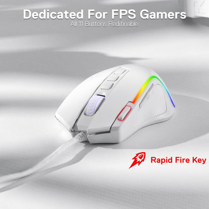 Redragon M612 Predator white Gaming Mouse