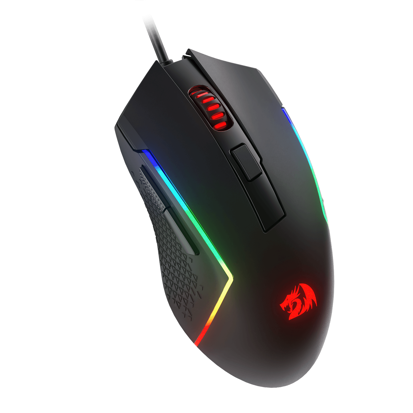 Redragon M616 RGB Gaming Mouse, 10000 DPI Wired Optical Mouse with 6 Programmable Buttons & 8 Backlit Modes, Software Supports DIY Keybinds