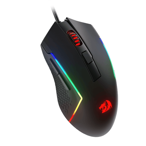 Redragon M616 RGB Gaming Mouse, 10000 DPI Wired Optical Mouse with 6 Programmable Buttons & 8 Backlit Modes, Software Supports DIY Keybinds