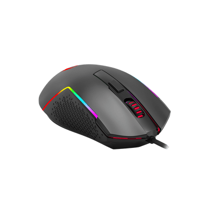 Redragon M616 RGB Gaming Mouse, 10000 DPI Wired Optical Mouse with 6 Programmable Buttons & 8 Backlit Modes, Software Supports DIY Keybinds