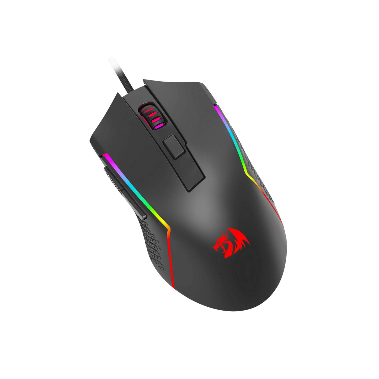 Redragon M616 RGB Gaming Mouse, 10000 DPI Wired Optical Mouse with 6 Programmable Buttons & 8 Backlit Modes, Software Supports DIY Keybinds