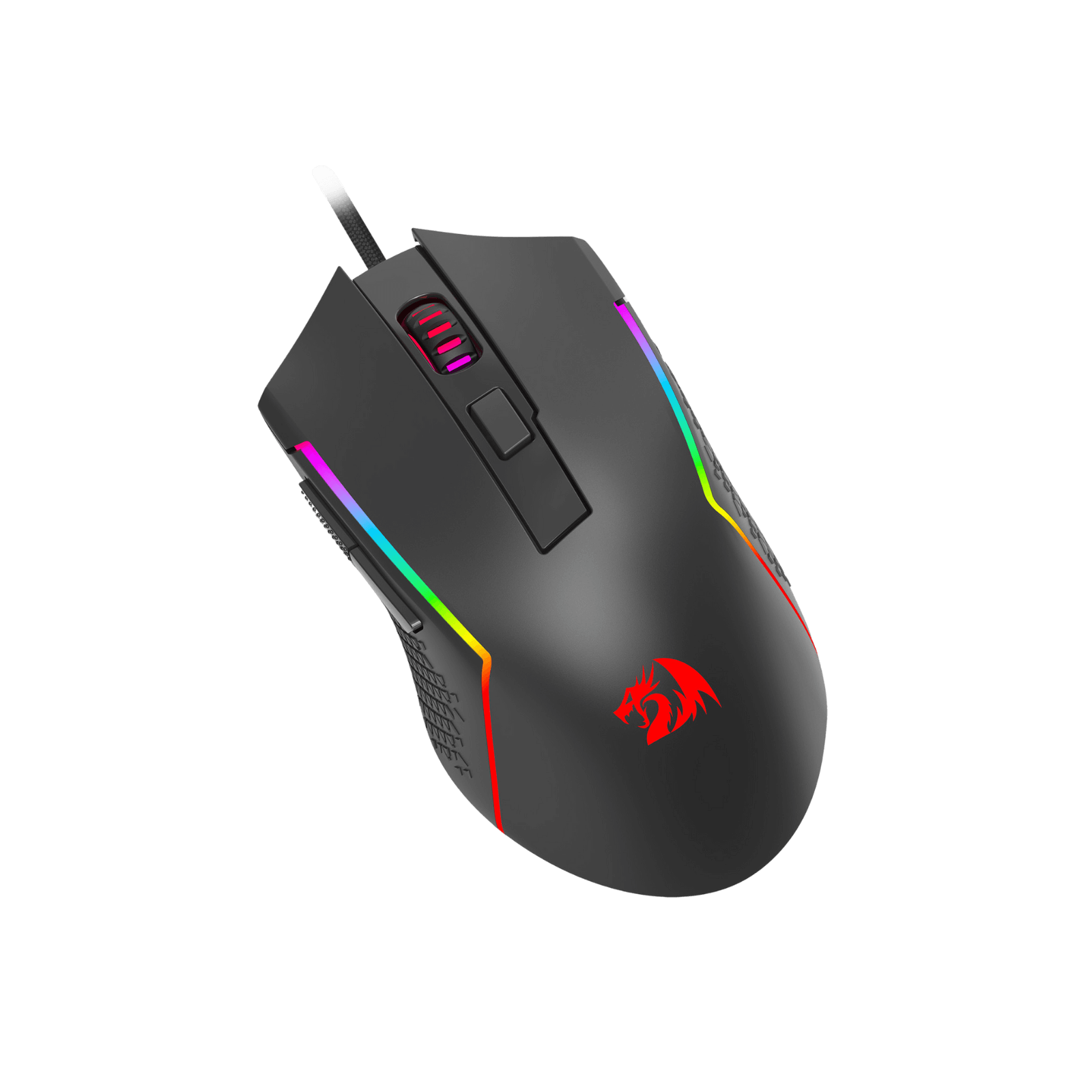 Redragon M616 RGB Gaming Mouse, 10000 DPI Wired Optical Mouse with 6 Programmable Buttons & 8 Backlit Modes, Software Supports DIY Keybinds