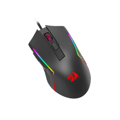 Redragon M616 RGB Gaming Mouse, 10000 DPI Wired Optical Mouse with 6 Programmable Buttons & 8 Backlit Modes, Software Supports DIY Keybinds