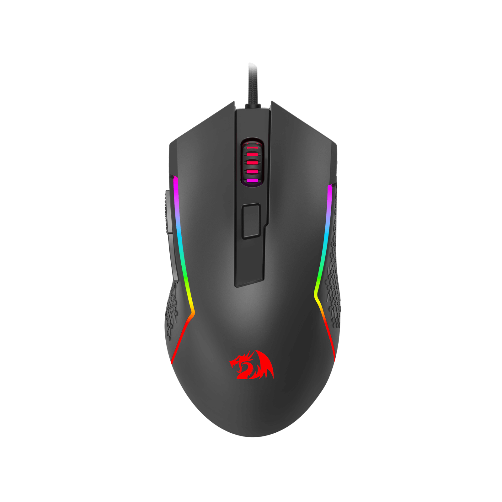 Redragon M616 RGB Gaming Mouse, 10000 DPI Wired Optical Mouse with 6 Programmable Buttons & 8 Backlit Modes, Software Supports DIY Keybinds