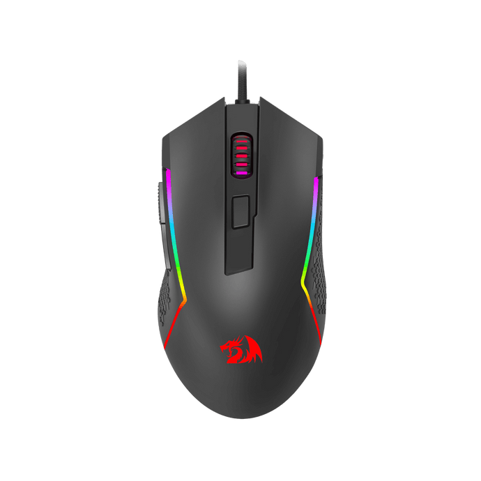 Redragon M616 RGB Gaming Mouse, 10000 DPI Wired Optical Mouse with 6 Programmable Buttons & 8 Backlit Modes, Software Supports DIY Keybinds