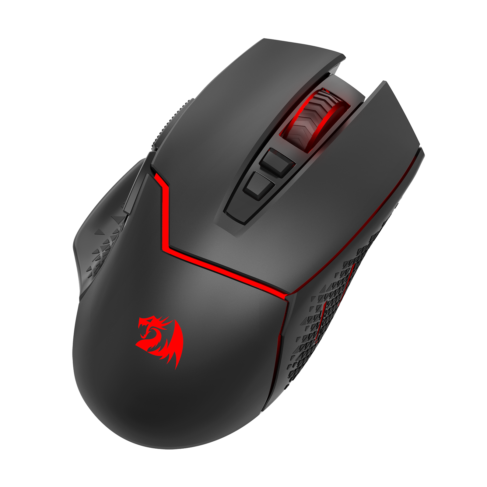 Redragon M690 MAX Wireless Gaming Mouse, Tri-Mode RGB Mice w/ 7 Macro Buttons, 12800 DPI, 400mAh Rechargeable Mouse for PC/Mac/Laptop