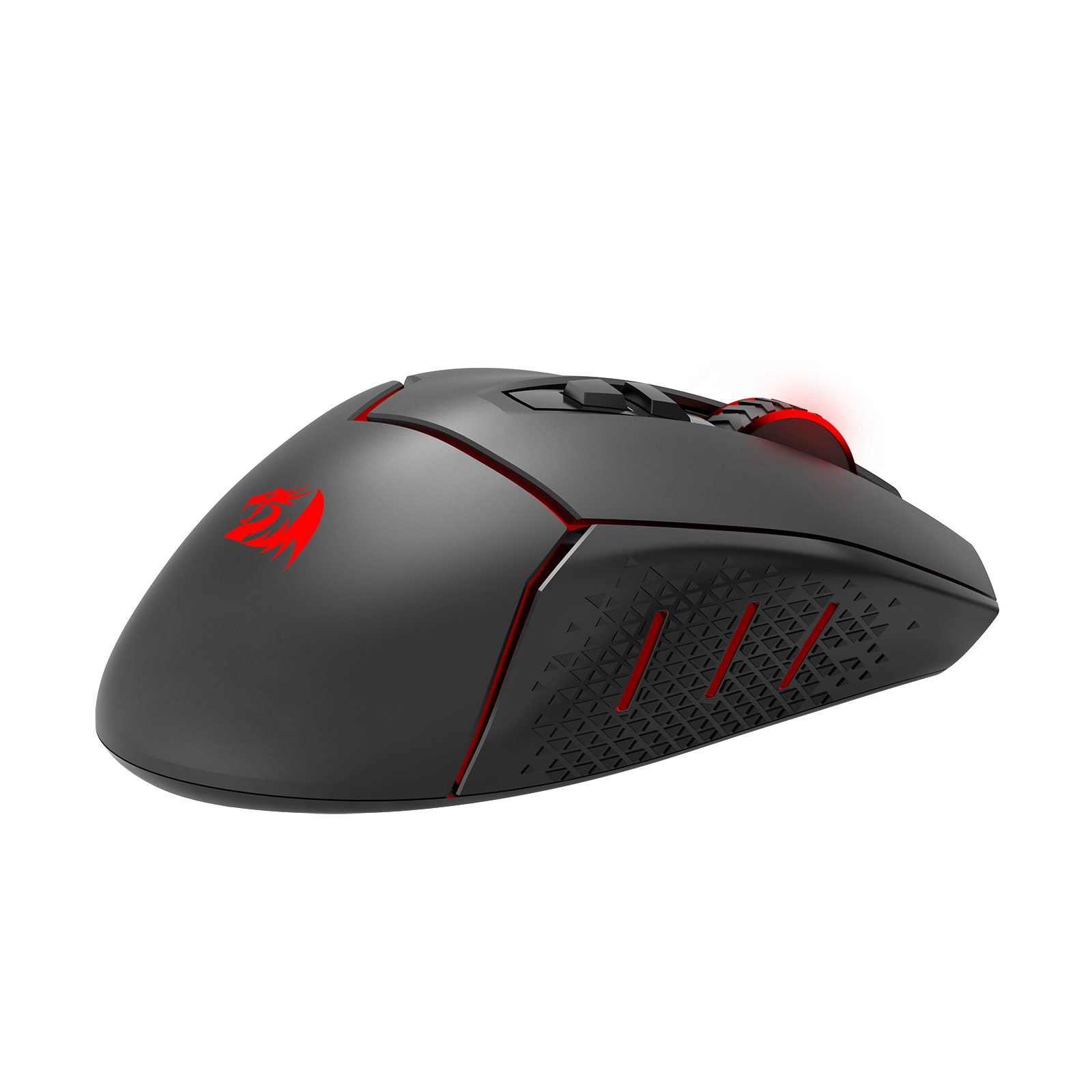 Redragon M690 MAX Wireless Gaming Mouse, Tri-Mode RGB Mice w/ 7 Macro Buttons, 12800 DPI, 400mAh Rechargeable Mouse for PC/Mac/Laptop