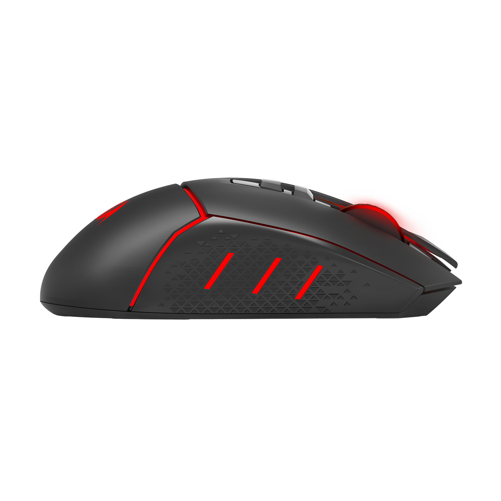 Redragon M690 MAX Wireless Gaming Mouse, Tri-Mode RGB Mice w/ 7 Macro Buttons, 12800 DPI, 400mAh Rechargeable Mouse for PC/Mac/Laptop