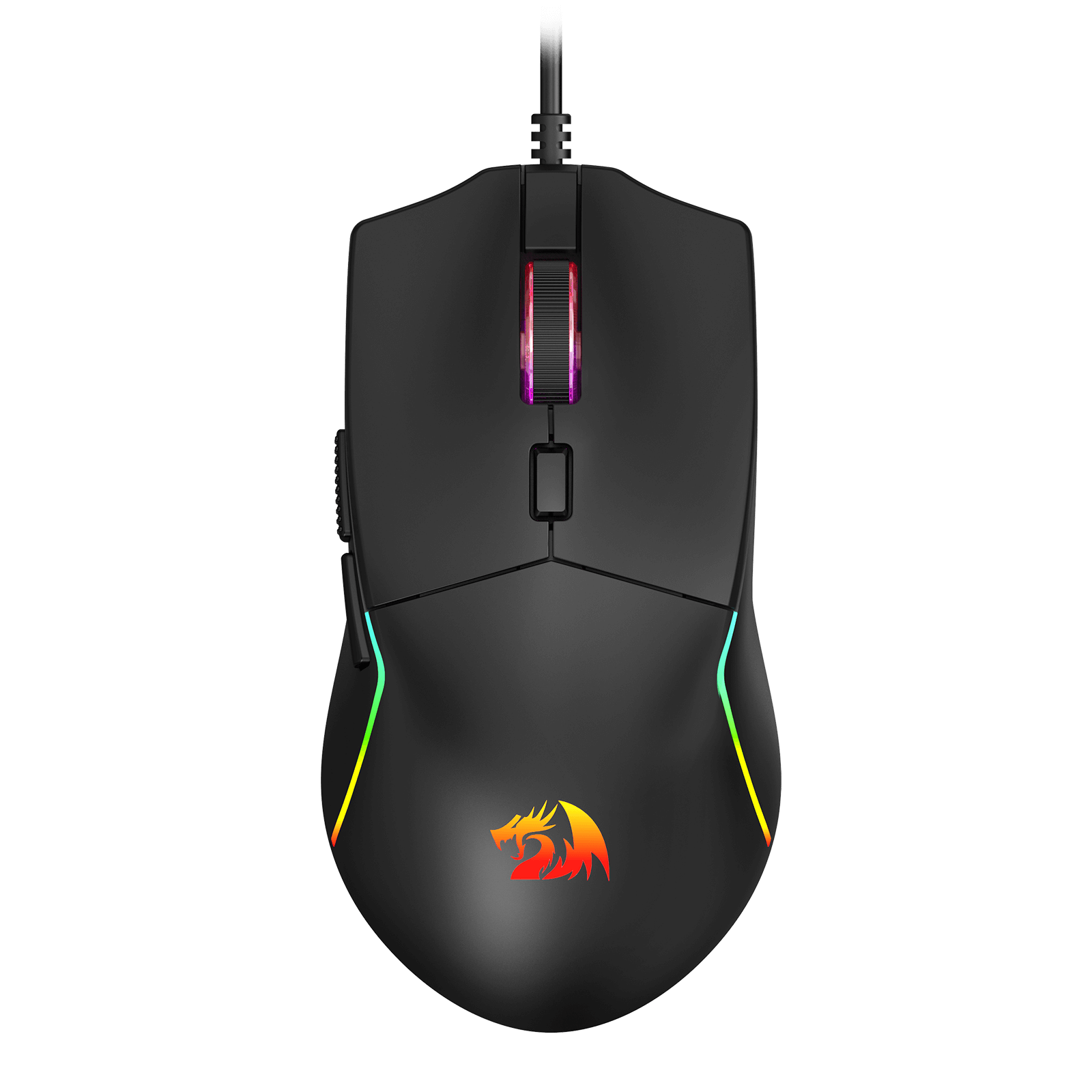 Redragon M730 Wired RGB Gaming Mouse, 10000 DPI Lightweight Optical Mouse with 6 Programmable Buttons, Software Supports DIY Keybinds for PC Computer Windows Mac Laptop, Black