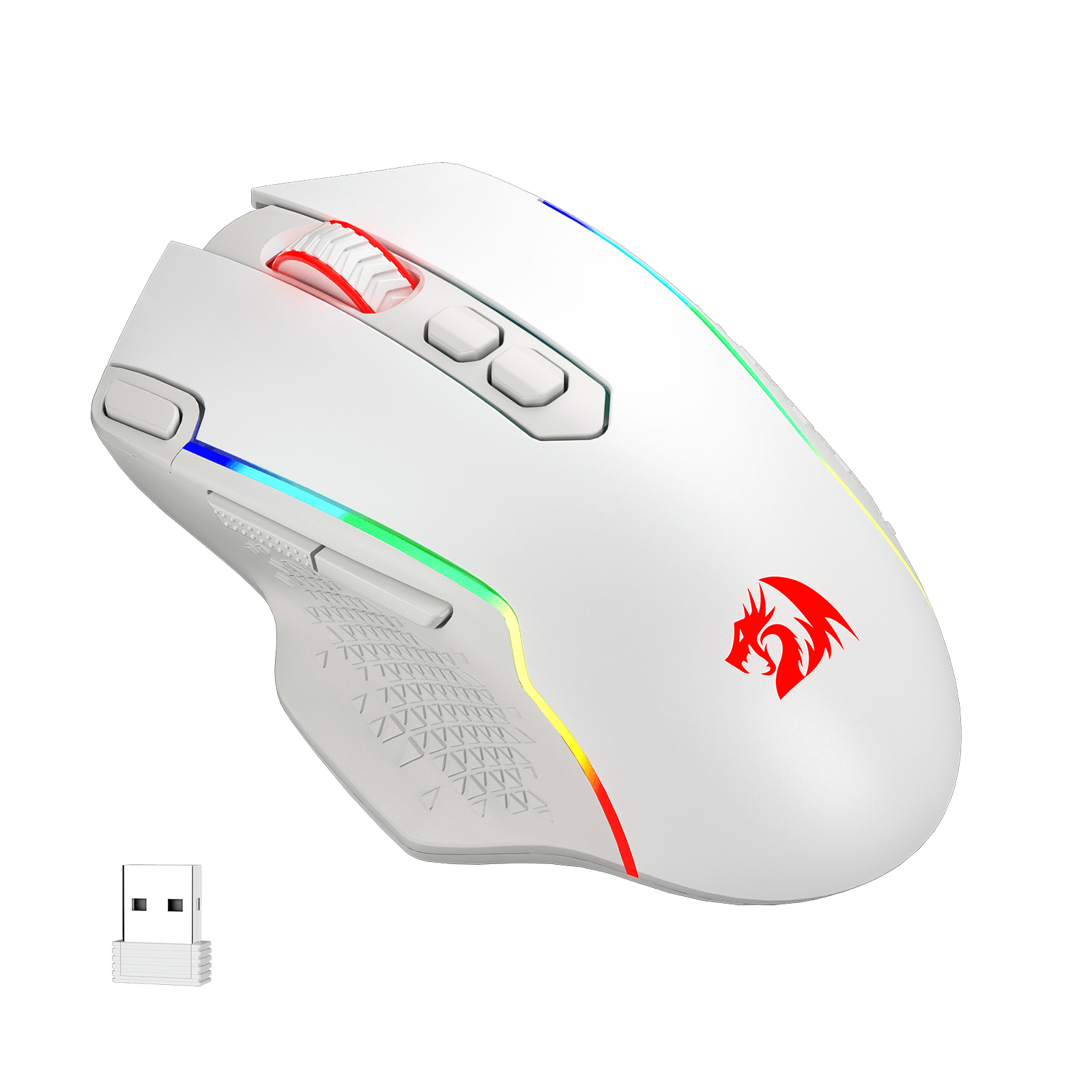 Redragon M991 Draadloze Gaming Muis, 19000 DPI bedraad / Draadloze Muis met Snelle Fire Toetsen, 9 Macro-toetsen, 45 uur continu vermogen en RGB- achtergrondverlichting voor PC/Mac/Laptop Redragon M991 Draadloze Gaming Muis, 19000 DPI bedraad / Draadloze Muis met Snelle Fire Toetsen, 9 Macro-toetsen, 45 uur continu vermogen en RGB- achtergrondverlichting voor PC/Mac/Laptop