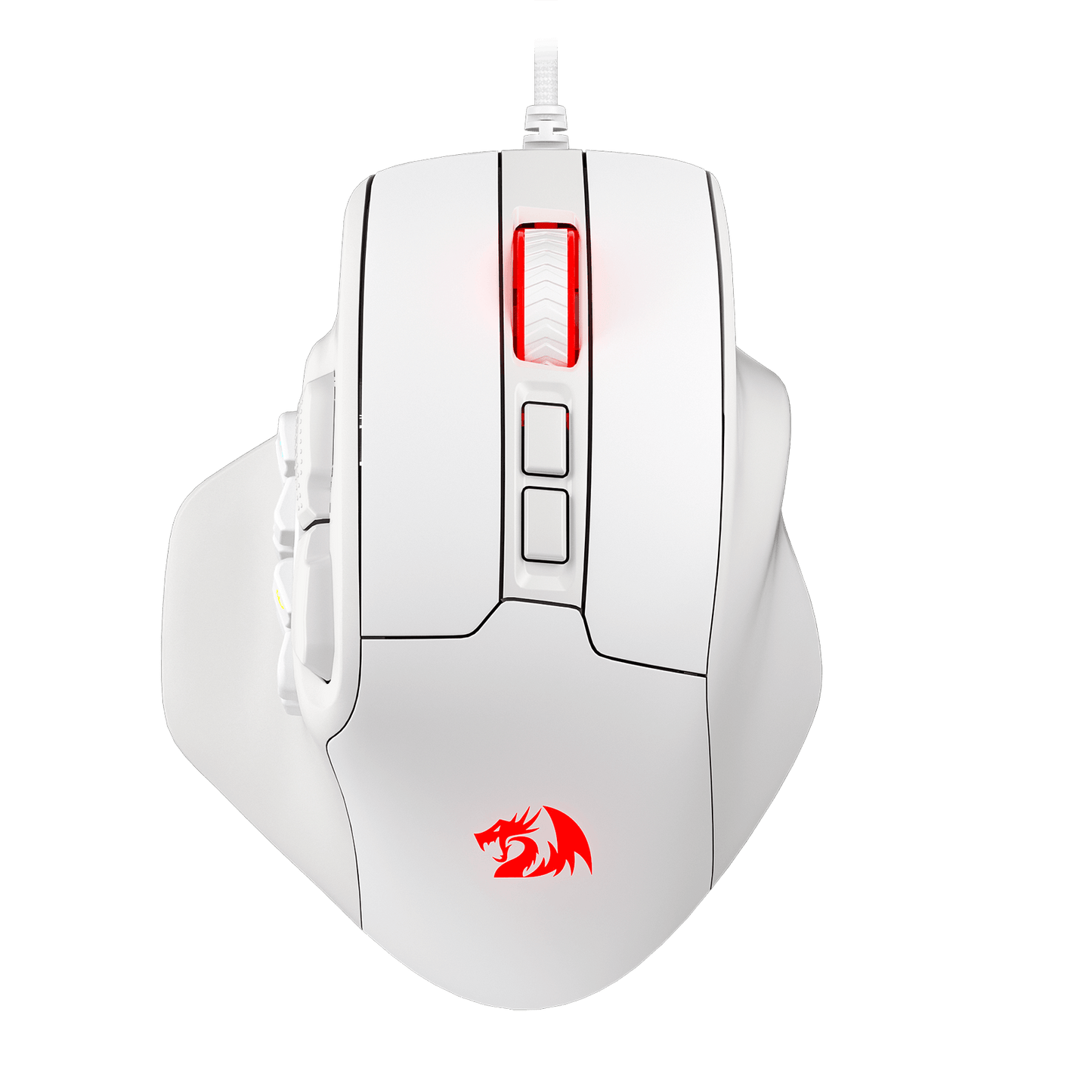 Redragon M811 Aatrox MMO white Gaming Mouse | show