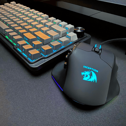 Redragon M811 Aatrox MMO Gaming Mouse with 15 Programmable Buttons