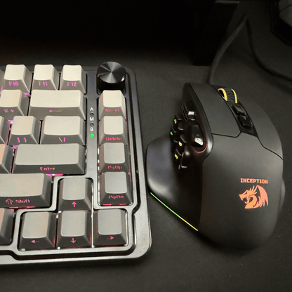 Redragon M811 Aatrox MMO Gaming Mouse with 15 Programmable Buttons