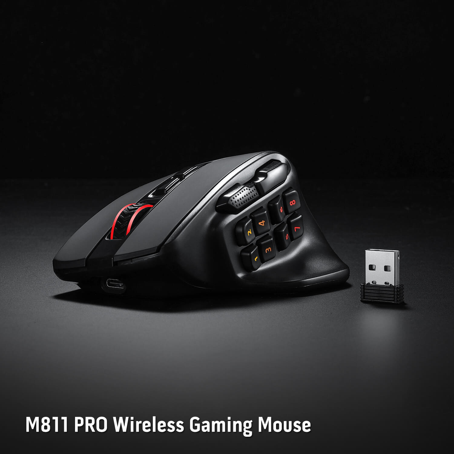 Upgrade Your Gaming Redragon M811 PRO Wireless MMO Gaming Mouse –