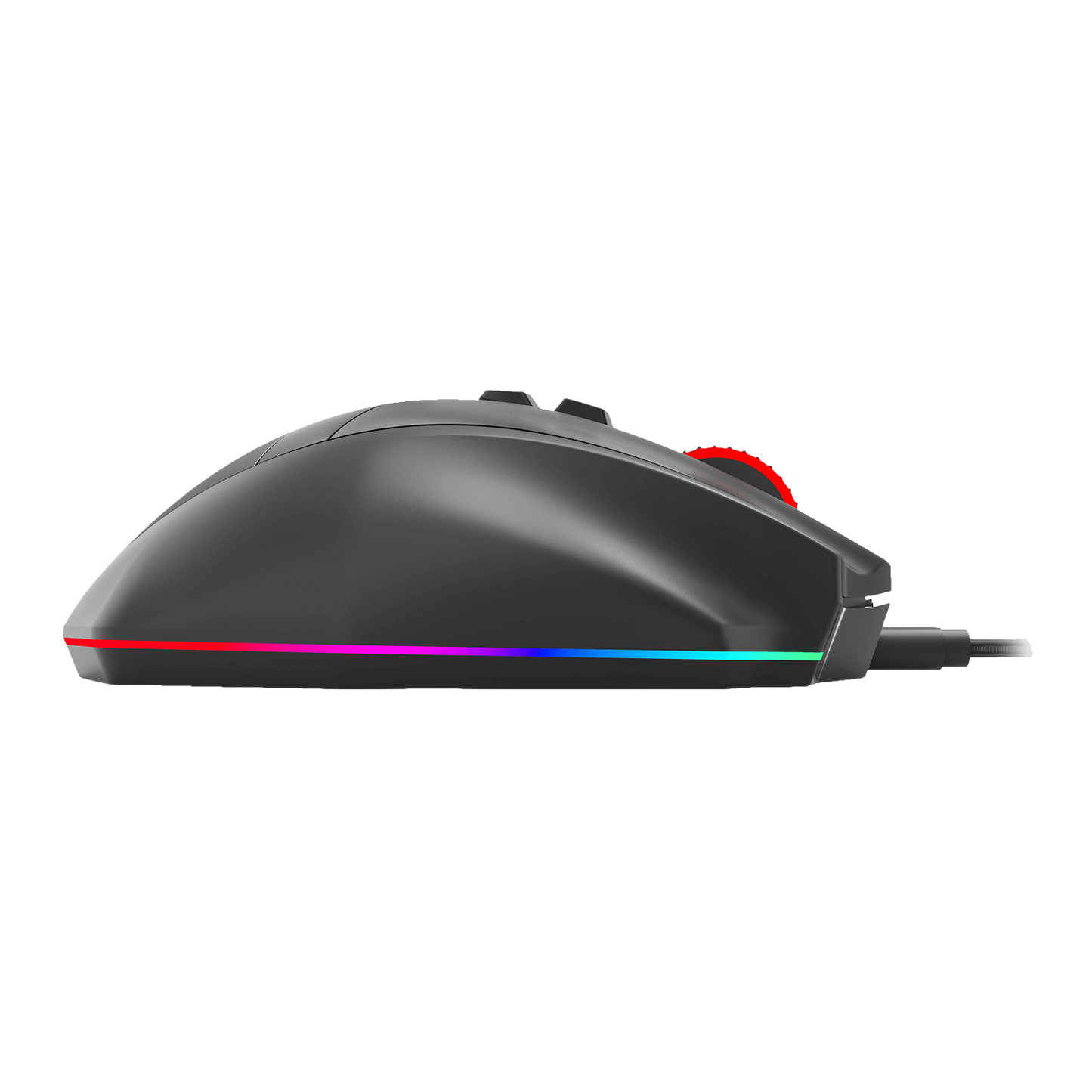 Redragon M813 Wired RGB Gaming Mouse with 4D Dual Mode Scroll Wheel, Optical Ergonomic Gamer Mouse with Max 16,000DPI, High Precision Sensor 3395, 7 Redefinable Macro Buttons, Software Supported