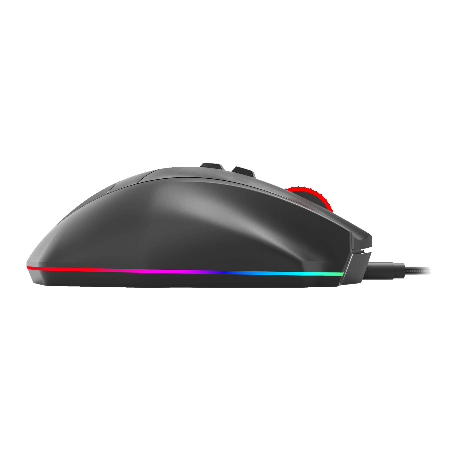 Redragon M813 Wired RGB Gaming Mouse with 4D Dual Mode Scroll Wheel, Optical Ergonomic Gamer Mouse with Max 16,000DPI, High Precision Sensor 3395, 7 Redefinable Macro Buttons, Software Supported