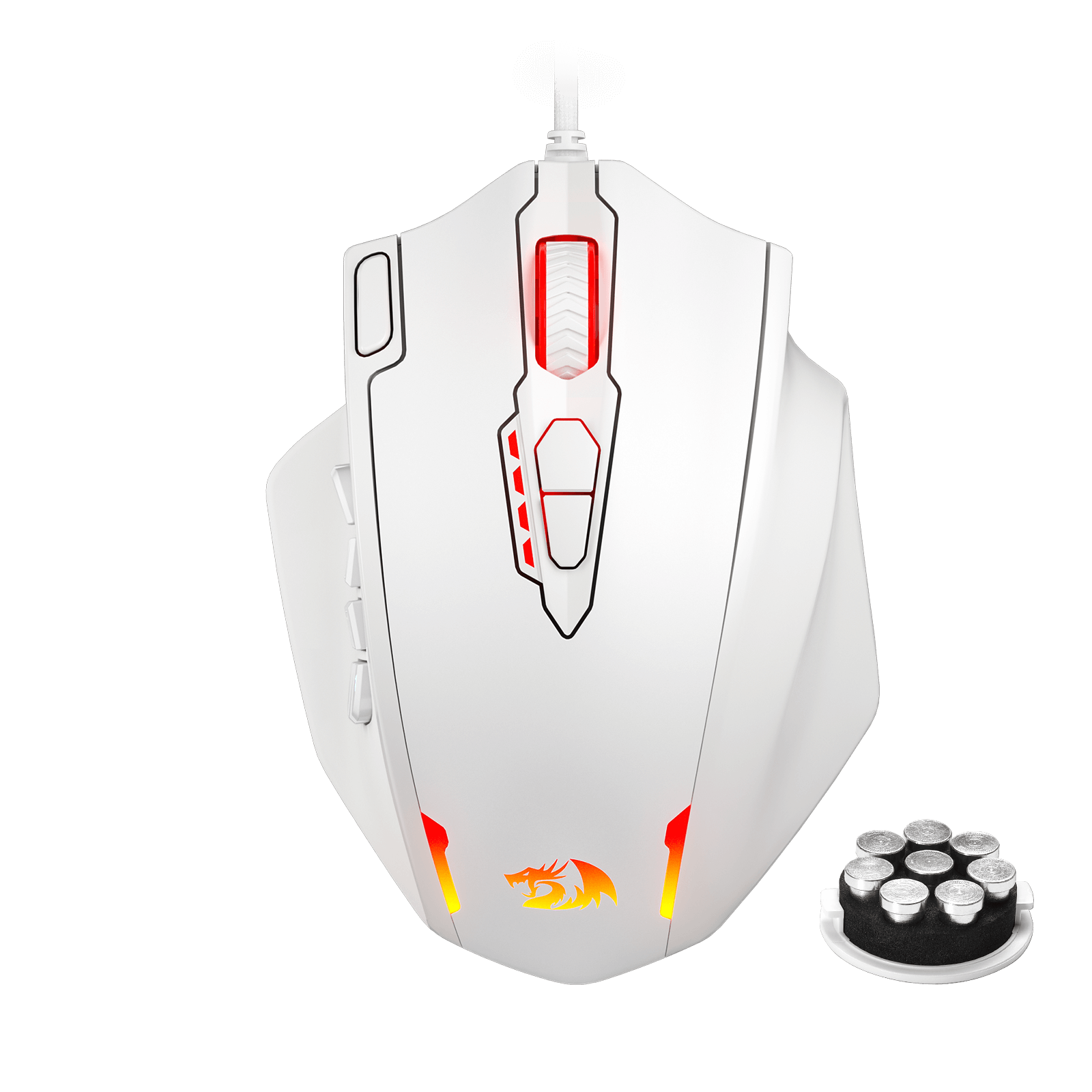 Redragon M908 Impact RGB LED MMO Gaming Mouse with 12 Side Buttons | show