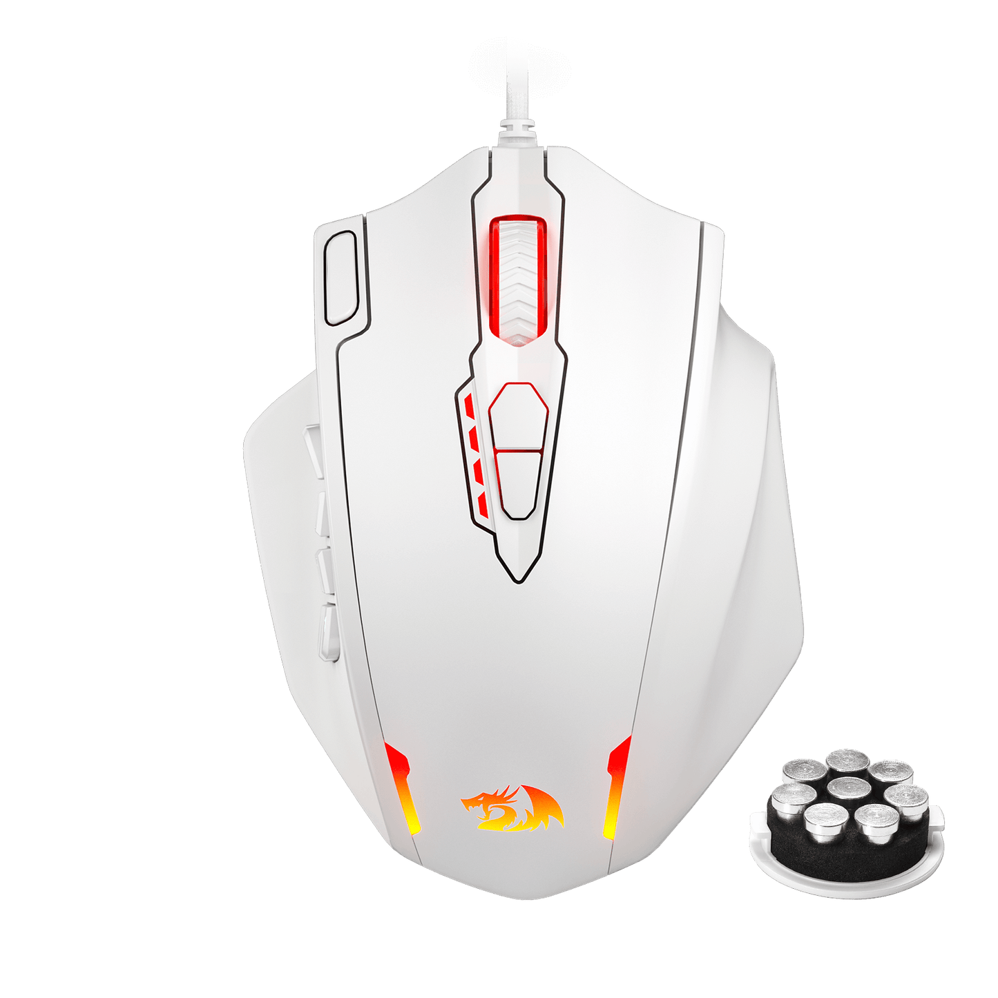 Redragon M908 Impact RGB LED MMO Gaming Mouse with 12 Side Buttons | show