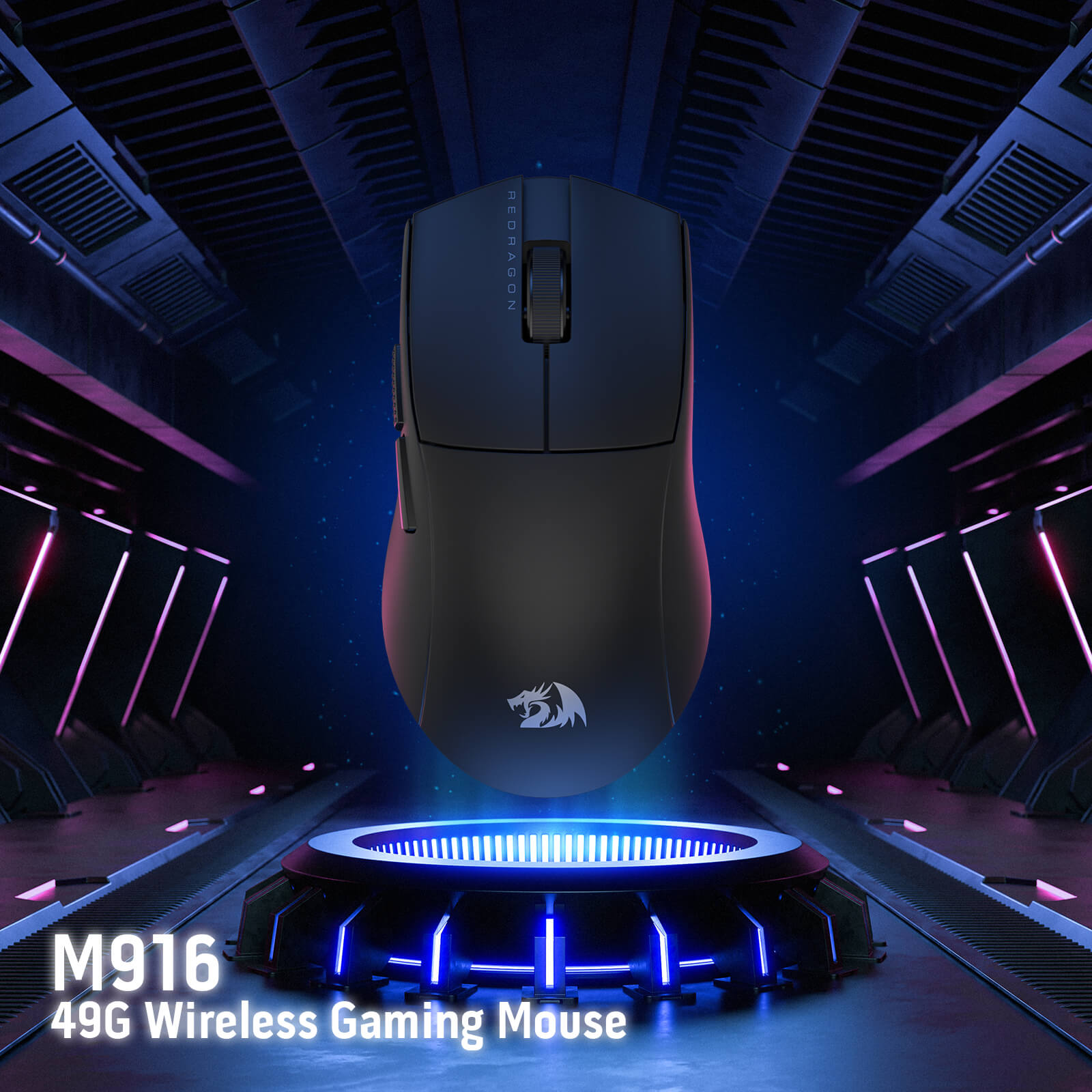 Redragon K1ING M916 PRO 3-Mode Wireless Gaming Mouse