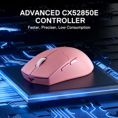 Redragon M918 PRO 3-Mode Wireless Gaming Mouse, 55G Lightweight 26K DPI Gamer Mouse w/Ergonomic Natural Grip Build, Full Programmable Buttons, Software Supports DIY Keybinds & DPI