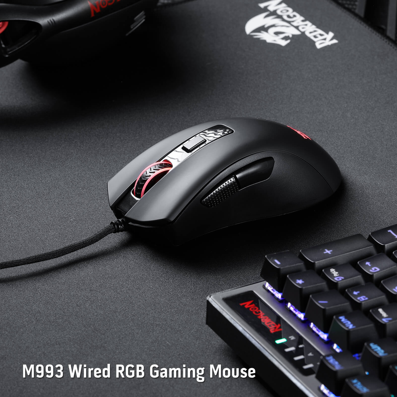 Command Control M993 Redragon INVADER M993 RGB Wired Gaming Mouse – Redragonshop