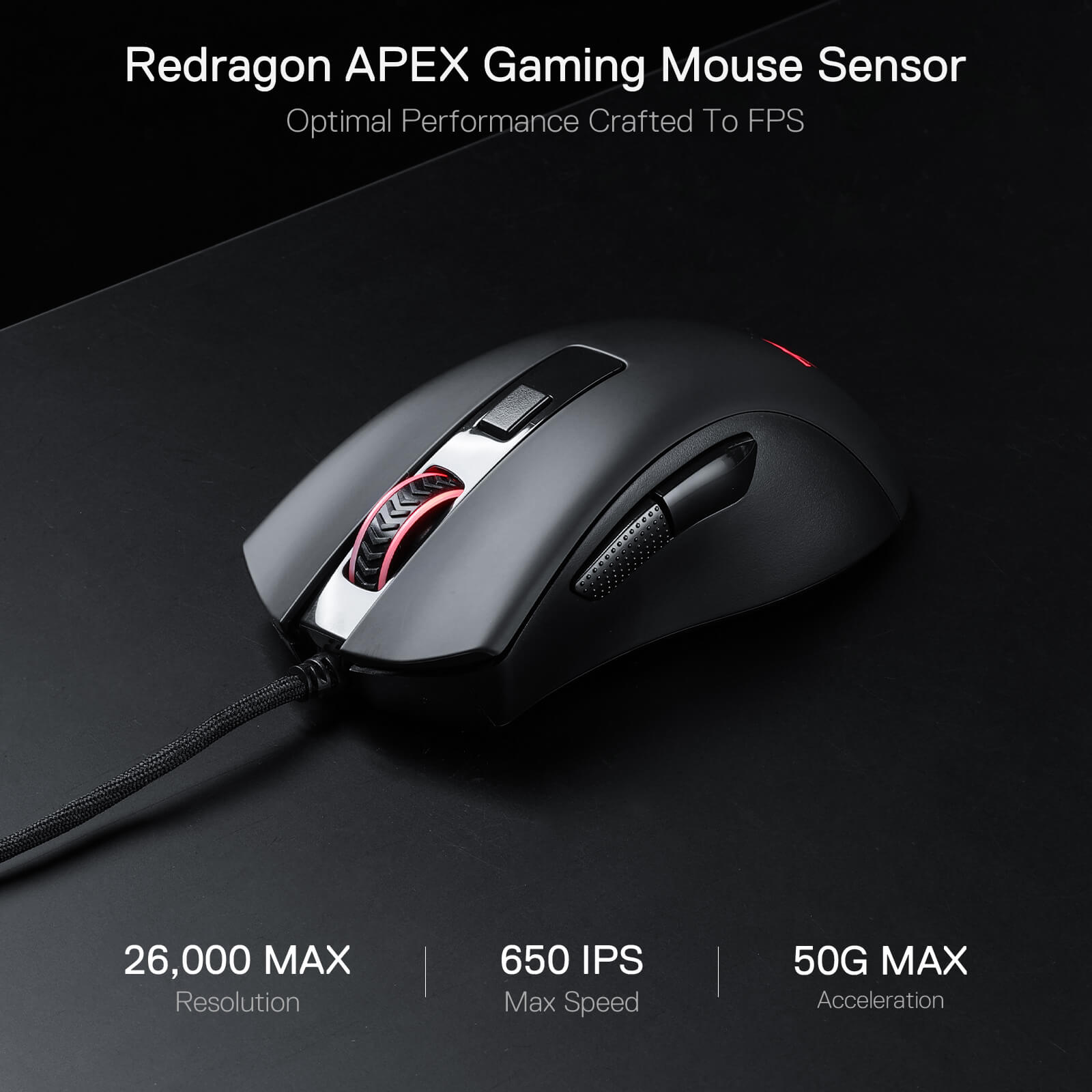 Command Control M993 Redragon INVADER M993 RGB Wired Gaming Mouse – Redragonshop