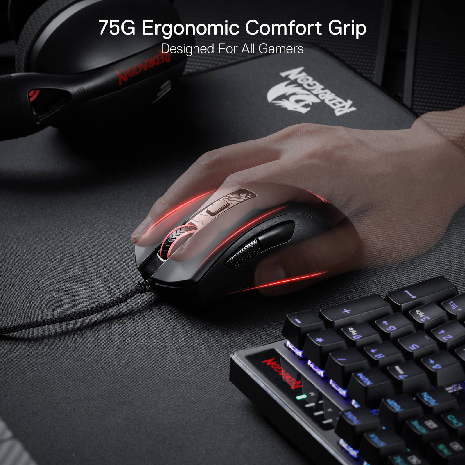 Command Control M993 Redragon INVADER M993 RGB Wired Gaming Mouse – Redragonshop