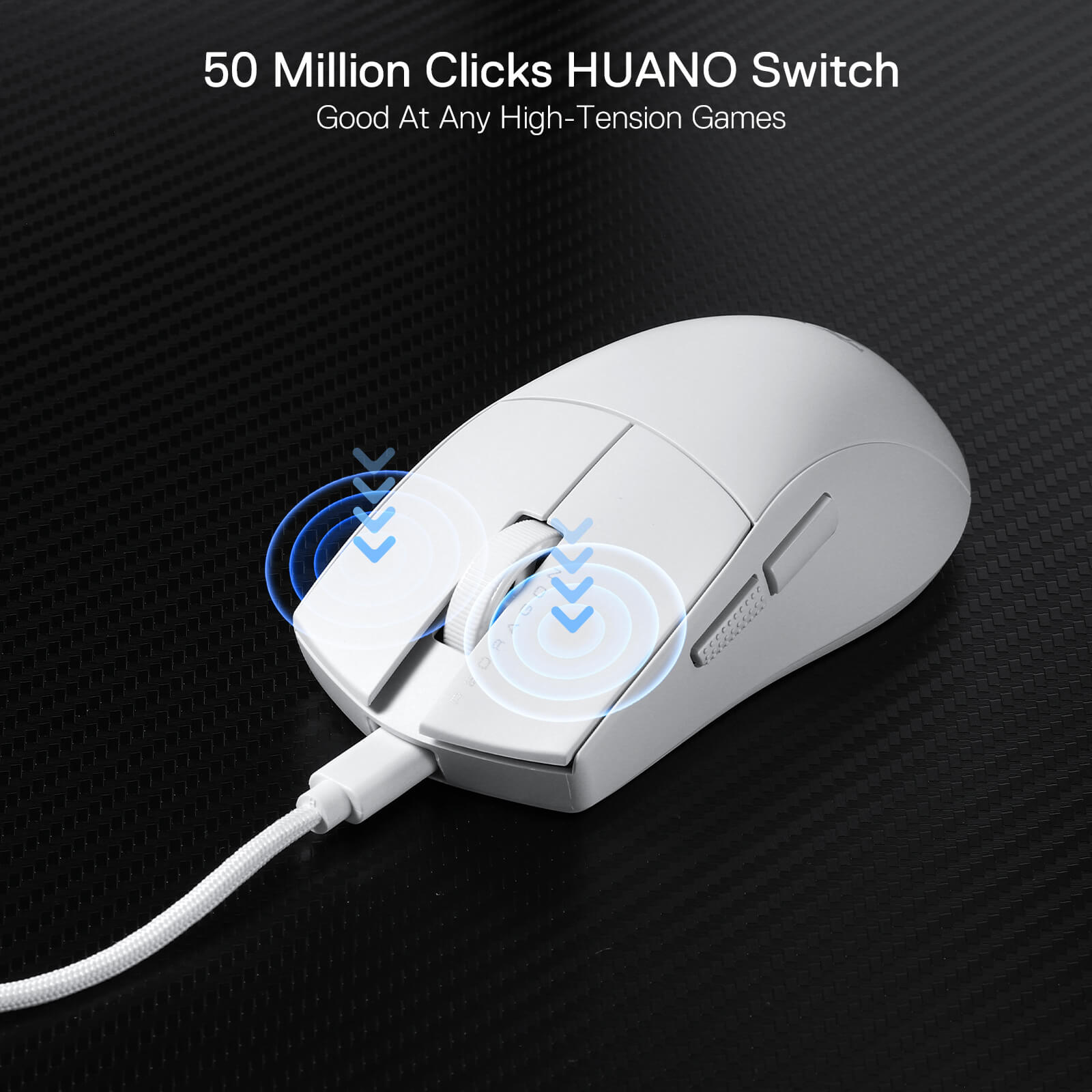 50 million clicks HUANO switch, good at any high tension games