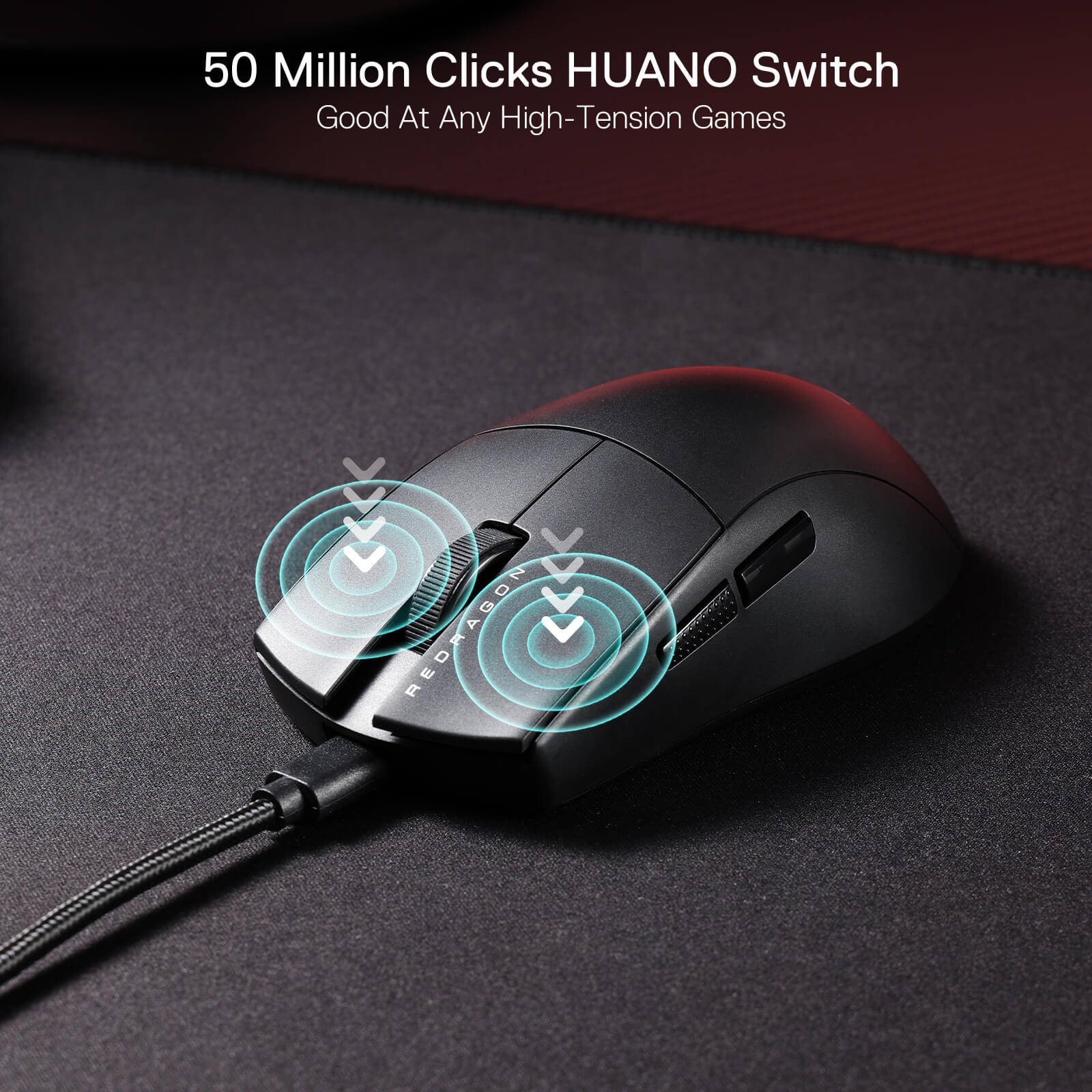 50 million clicks HUANO switch, good at any high tension games