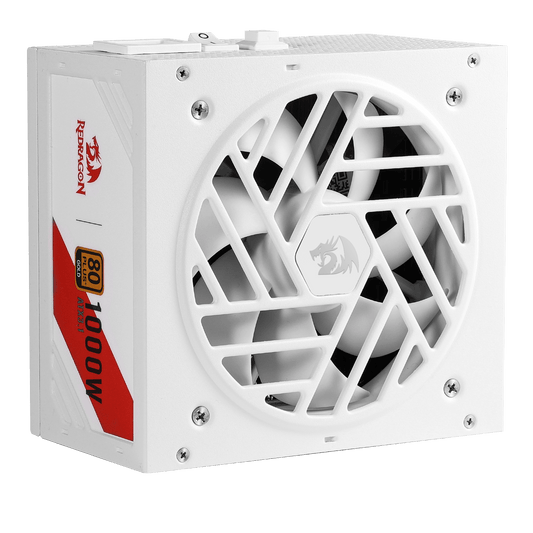 Redragon RGPS PRO 80+ Gold 1000 Watt Power Supply w/Upgraded ATX 3.1 & PCIe 5.1 Fully Modular, Compact 150mm Size, Smart ECO Low Noise Fan, 100% Japanese Capacitors, Full Mod Cables