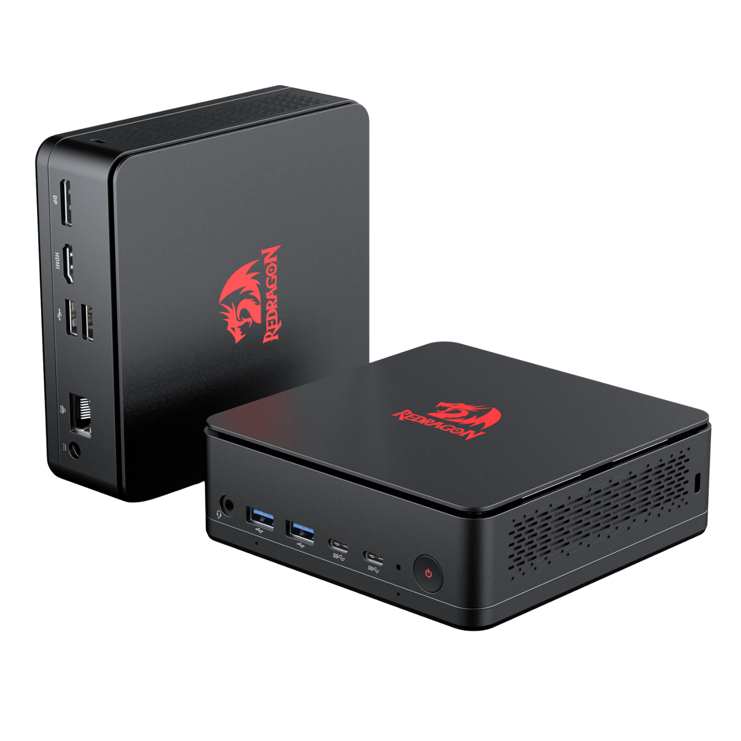 Redragon MPC745 Mini PC AI NPU AMD Ryzen 7 8845HS Processor(MAX 5.1 GHz), Mini Desktop Computer w/Radeon 780M Graphics & 16GB DDR5 RAM 1TB PCIe M.2 SSD, Support Ethernet, 4K UHD, WiFi, BT 5.2, USB 4.0