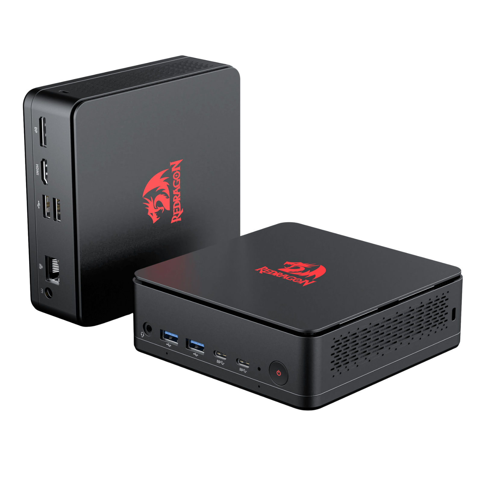 Redragon MPC745 Mini PC AI NPU AMD Ryzen 7 8845HS Processor(MAX 5.1 GHz), Mini Desktop Computer w/Radeon 780M Graphics & 16GB DDR5 RAM 1TB PCIe M.2 SSD, Support Ethernet, 4K UHD, WiFi, BT 5.2, USB 4.0