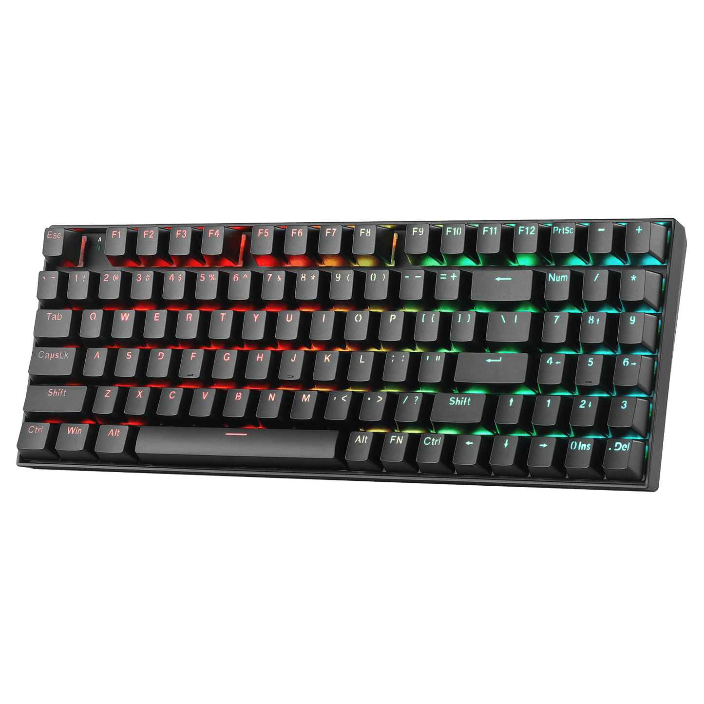 Redragon K736 PRO Rapid Trigger Wireless Gaming Keyboard, 90% 94 Keys 3-Mode Mechanical Keyboard w/Hyper-Fast Actuation, Dedicated Magnetic Switch, Actuation Point Adjustable, 8K Hz Polling Rate, Black