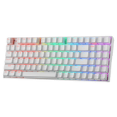 Redragon K736 PRO Rapid Trigger Wireless Gaming Keyboard, 90% 94 Keys 3-Mode Mechanical Keyboard w/Hyper-Fast Actuation, Dedicated Magnetic Switch, Actuation Point Adjustable, 8K Hz Polling Rate, White
