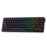 Redragon K709 65% Wired Gasket RGB Gaming Keyboard, 68 Keys Hot-Swap Compact Mechanical Keyboard w/Free-Mod Socket, 3-Layer Noise Dampening & Dedicated Arrow Keys, Quiet Custom Linear Switch, Black| show