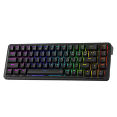 Redragon K709 65% Wired Gasket RGB Gaming Keyboard, 68 Keys Hot-Swap Compact Mechanical Keyboard w/Free-Mod Socket, 3-Layer Noise Dampening & Dedicated Arrow Keys, Quiet Custom Linear Switch, Black| show