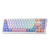 Redragon K709 PRO 65% Wireless Gasket RGB Gaming Keyboard, 68 Keys Hot-Swap Compact Mechanical Keyboard w/Free-Mod Socket, 5-Layer Noise Dampening & Round PBT Keycaps, Quiet Custom Linear Switch