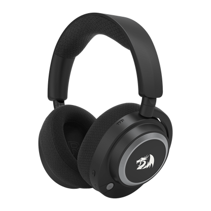 Redragon H891 Wireless Gaming Headset, Tri-Mode (2.4G/BT/Wired), 65H Battery, 50mm Drivers & 7.1 Surround Sound, Noise-Cancelling Retractable Mic, Compatible with PC, PS5, NS, Mac, Mobile